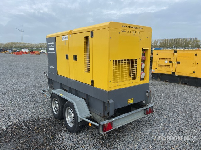 2016 Atlas Copco QAS100 100 kVA Mobile Generator Set - Generador industriale: foto 3 2016 Atlas Copco QAS100 100 kVA Mobile Generator Set - Generador industriale: foto 3