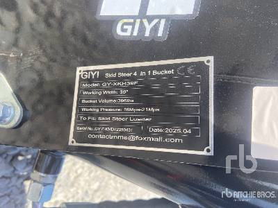 GIYI GY-XKH39F Mini bucket (Unused) - Cazo: foto 5 GIYI GY-XKH39F Mini bucket (Unused) - Cazo: foto 5