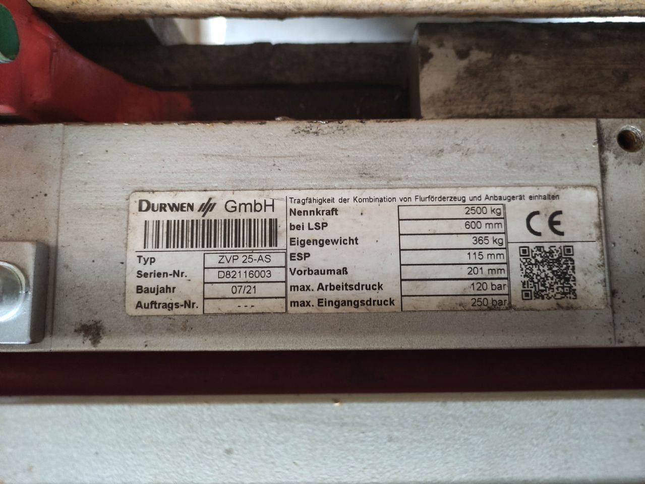 Durwen ZVP25-AS - Horquillas: foto 5 Durwen ZVP25-AS - Horquillas: foto 5