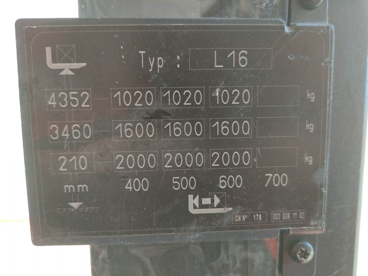 Apilador Linde L16-1173: foto 6 Apilador Linde L16-1173: foto 6