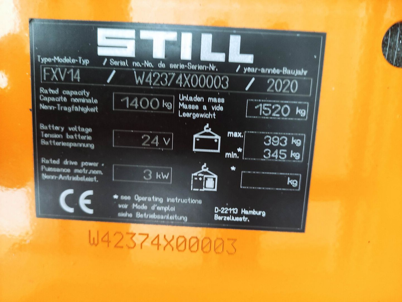 Still FXV 14 - Apilador: foto 5 Still FXV 14 - Apilador: foto 5