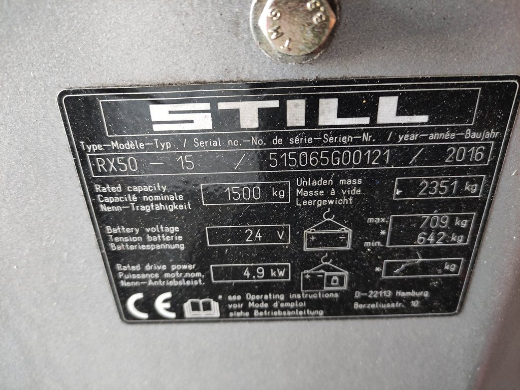 Carretilla elevadora Still RX50-15: foto 6