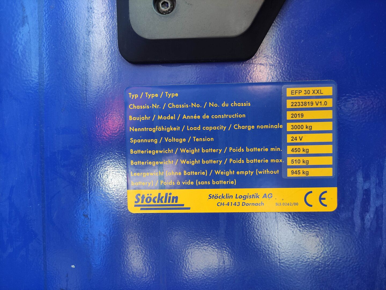 Stöcklin EFP30XXL - Transpaleta: foto 5 Stöcklin EFP30XXL - Transpaleta: foto 5