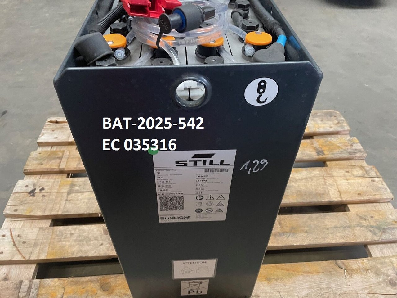 Sunlight I 24 Volt I 3 PzS 375 - Acumulador para Equipo de manutención: foto 5 Sunlight I 24 Volt I 3 PzS 375 - Acumulador para Equipo de manutención: foto 5