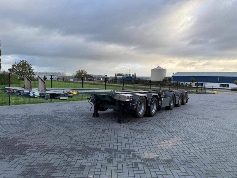 Broshuis 5AKCC GOEDE BANDEN RONDOM, BREEK CHASSIS, GOEDE CONDITIE, CONTAINERS. - Semirremolque portacontenedore/ Intercambiable: foto 2 Broshuis 5AKCC GOEDE BANDEN RONDOM, BREEK CHASSIS, GOEDE CONDITIE, CONTAINERS. - Semirremolque portacontenedore/ Intercambiable: foto 2
