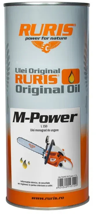Olej łańcuchowy RURIS M-POWER 1l - Aceite de motor/ Producto para el cuidado del coche: foto 1 Olej łańcuchowy RURIS M-POWER 1l - Aceite de motor/ Producto para el cuidado del coche: foto 1