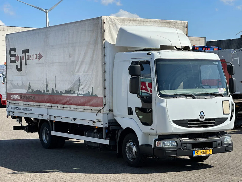 Renault Midlum 220 DXI Huifzeil met Borden / Laadklep / Euro 5 / 7.5T - Camión lona: foto 2 Renault Midlum 220 DXI Huifzeil met Borden / Laadklep / Euro 5 / 7.5T - Camión lona: foto 2