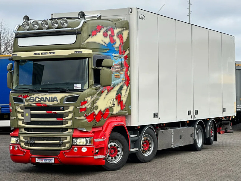 Scania R580 V8 8x2*6 Ekeri Full Side Opening / Retarder / 605 Tkm / Full Air - Camión caja cerrada: foto 1 Scania R580 V8 8x2*6 Ekeri Full Side Opening / Retarder / 605 Tkm / Full Air - Camión caja cerrada: foto 1