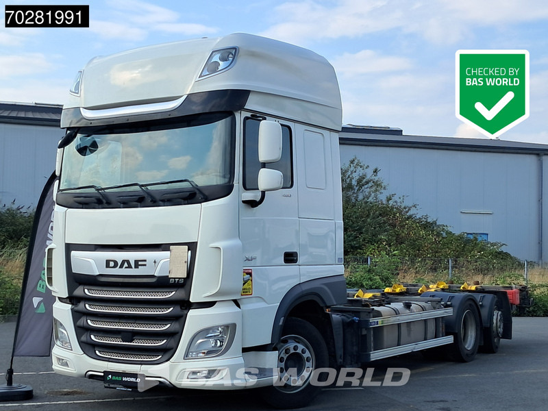 DAF XF 480 6X2 BDF 2xTanks Lift+lenkasche Automatic Retarder ACC Euro 6 - Camión portacontenedore/ Intercambiable: foto 1 DAF XF 480 6X2 BDF 2xTanks Lift+lenkasche Automatic Retarder ACC Euro 6 - Camión portacontenedore/ Intercambiable: foto 1