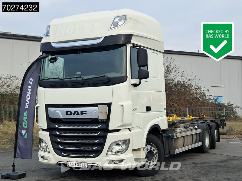 DAF XF 480 6X2 SSC FAN Retarder 2xTanks Lift-Lenkachse ACC LED Euro 6 - Camión portacontenedore/ Intercambiable: foto 1 DAF XF 480 6X2 SSC FAN Retarder 2xTanks Lift-Lenkachse ACC LED Euro 6 - Camión portacontenedore/ Intercambiable: foto 1