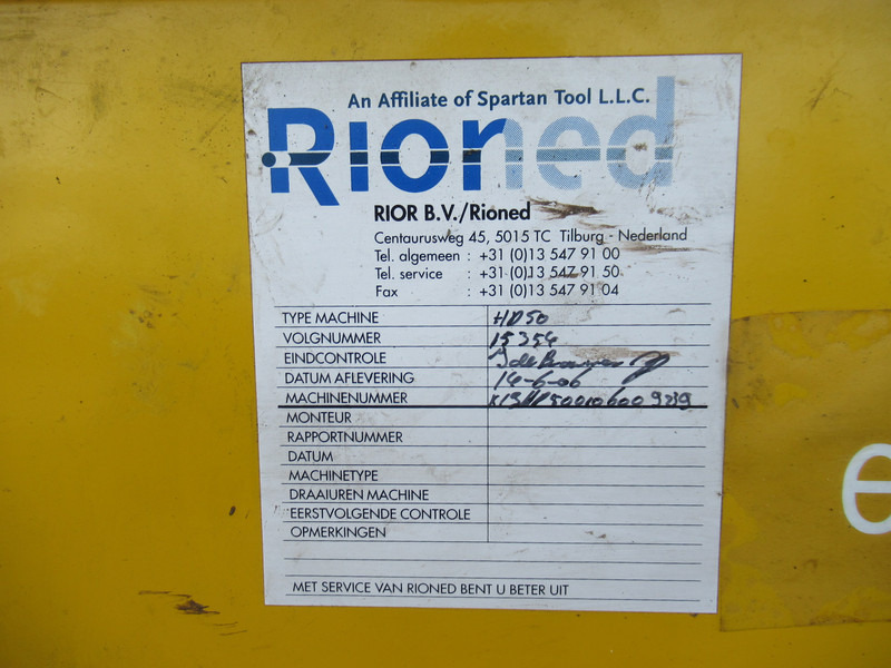Hidrolimpiadora RIOR - RIONED HD50 15354 SPECK P30 Riool: foto 11