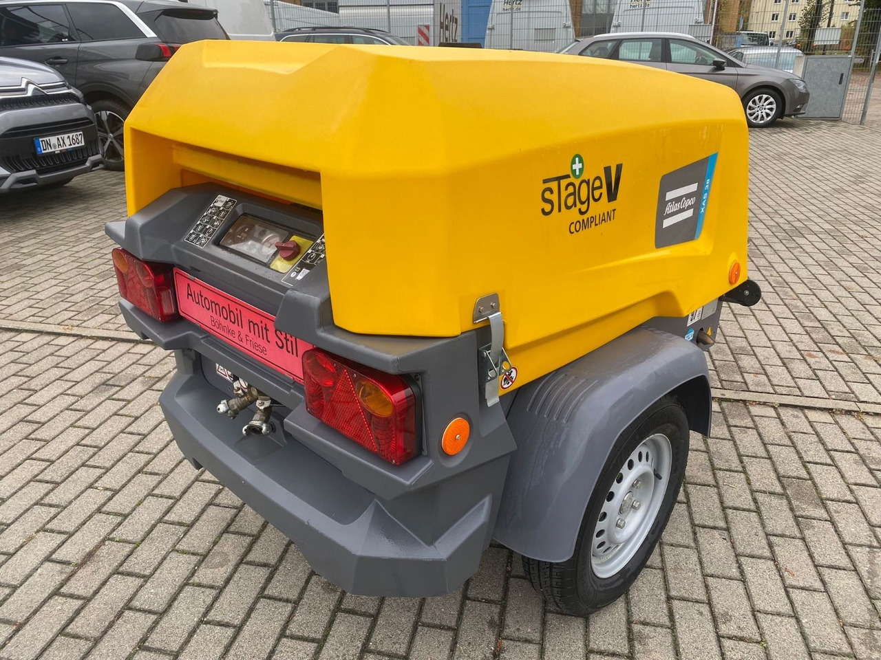 Compresor de aire Atlas Copco XAS38, Baujahr 2023 Kompressor 7 Bar: foto 8 Compresor de aire Atlas Copco XAS38, Baujahr 2023 Kompressor 7 Bar: foto 8