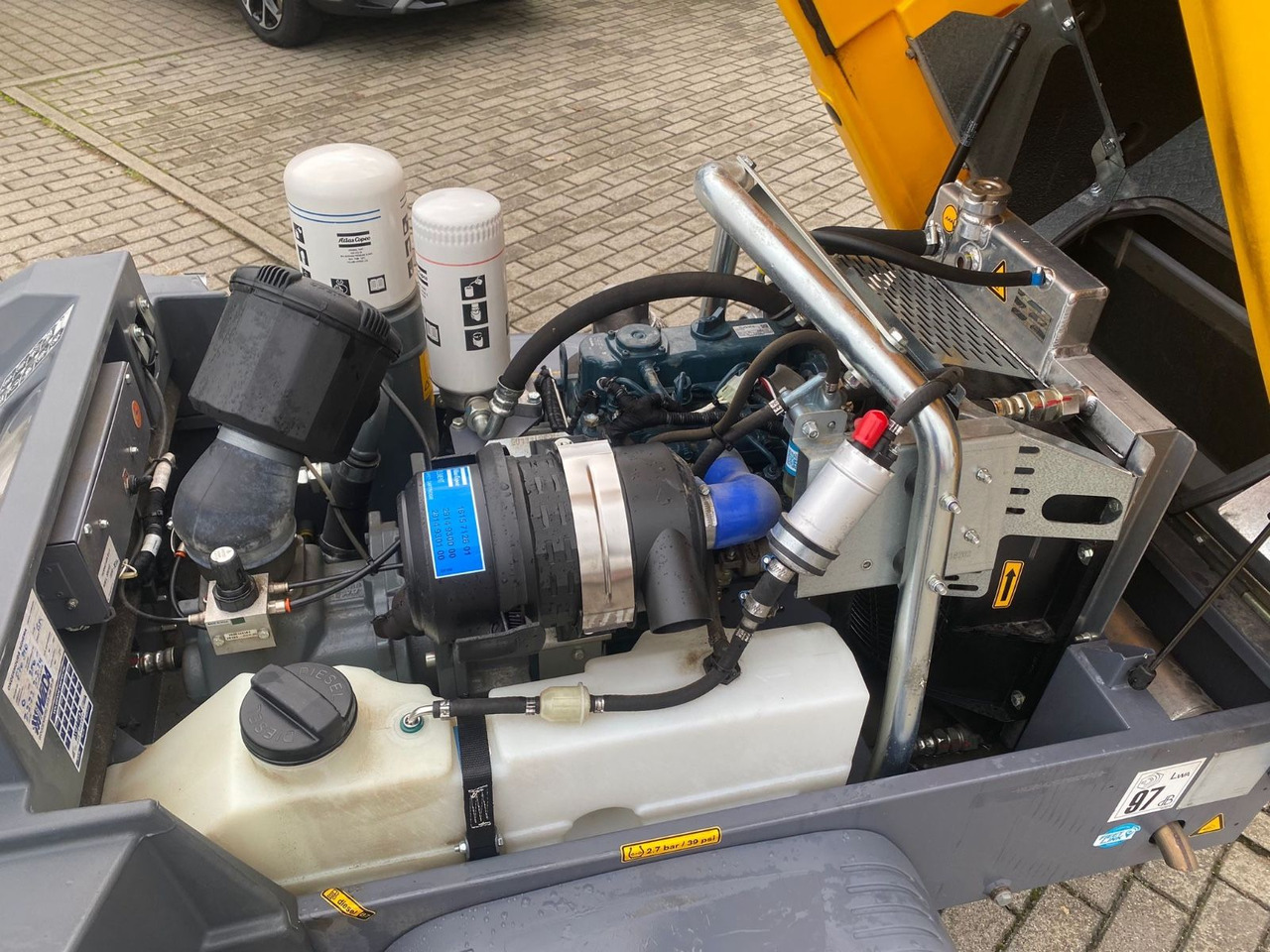 Compresor de aire Atlas Copco XAS38, Baujahr 2023 Kompressor 7 Bar: foto 15 Compresor de aire Atlas Copco XAS38, Baujahr 2023 Kompressor 7 Bar: foto 15