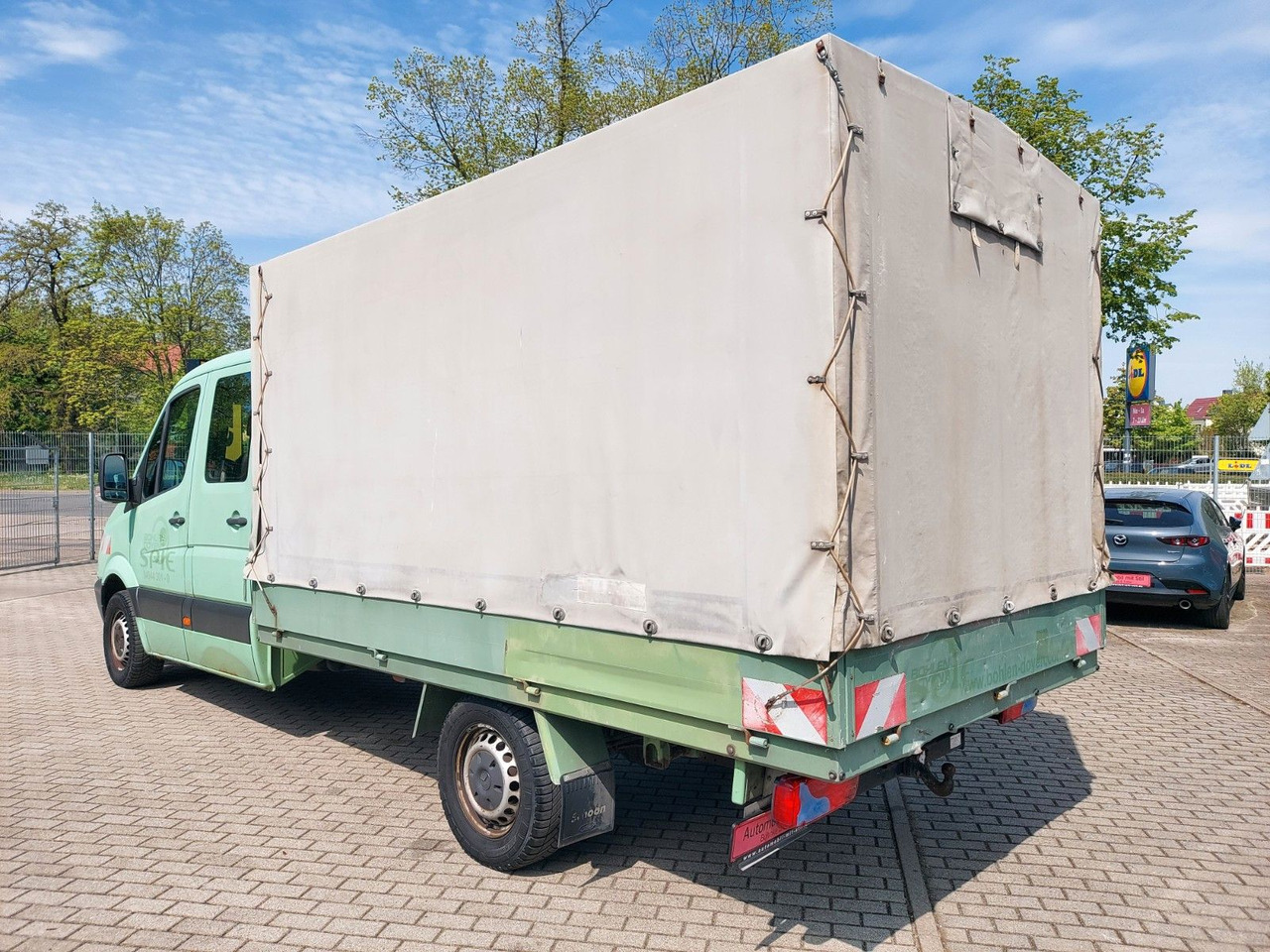 Mercedes-Benz Sprinter II Pritsche/DoKa 313 CDI KLIMA 7 SITZE - Furgoneta con lona, Furgoneta combi: foto 4 Mercedes-Benz Sprinter II Pritsche/DoKa 313 CDI KLIMA 7 SITZE - Furgoneta con lona, Furgoneta combi: foto 4
