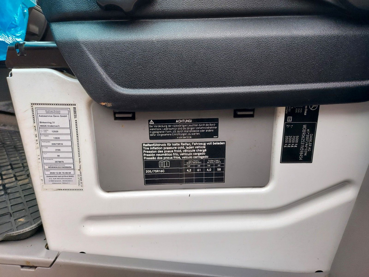 Furgoneta caja abierta, Furgoneta combi Mercedes-Benz Sprinter II Pritsche/DoKa 516 CDI KLIMA AHK: foto 19
