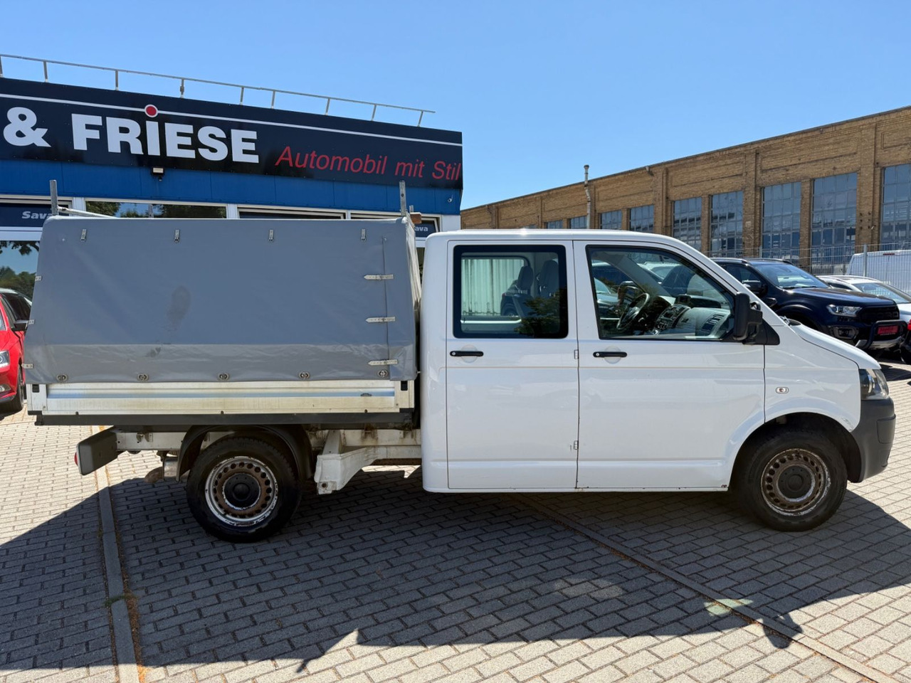 Volkswagen T5 Transporter Pritsche DoKA 4Motion 4x4 Klima - Furgoneta con lona, Furgoneta combi: foto 2 Volkswagen T5 Transporter Pritsche DoKA 4Motion 4x4 Klima - Furgoneta con lona, Furgoneta combi: foto 2