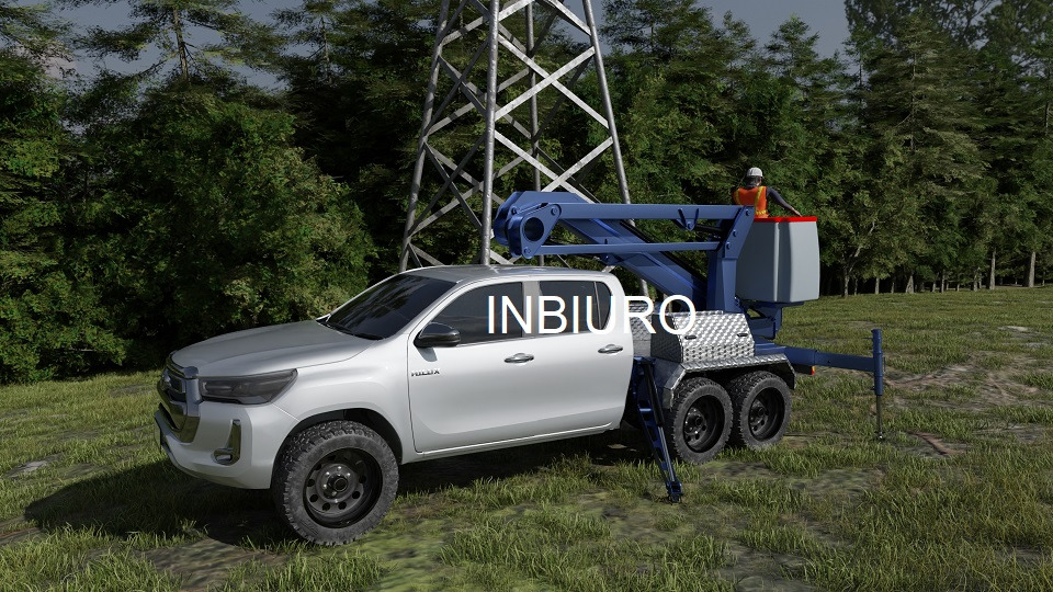 Hilux pickup - Camión con plataforma elevadora: foto 3 Hilux pickup - Camión con plataforma elevadora: foto 3