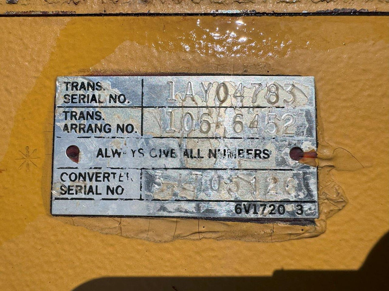 Caterpillar transmission for 980G series 1 and 2 NVT - Transmisión para Maquinaria de construcción: foto 3 Caterpillar transmission for 980G series 1 and 2 NVT - Transmisión para Maquinaria de construcción: foto 3