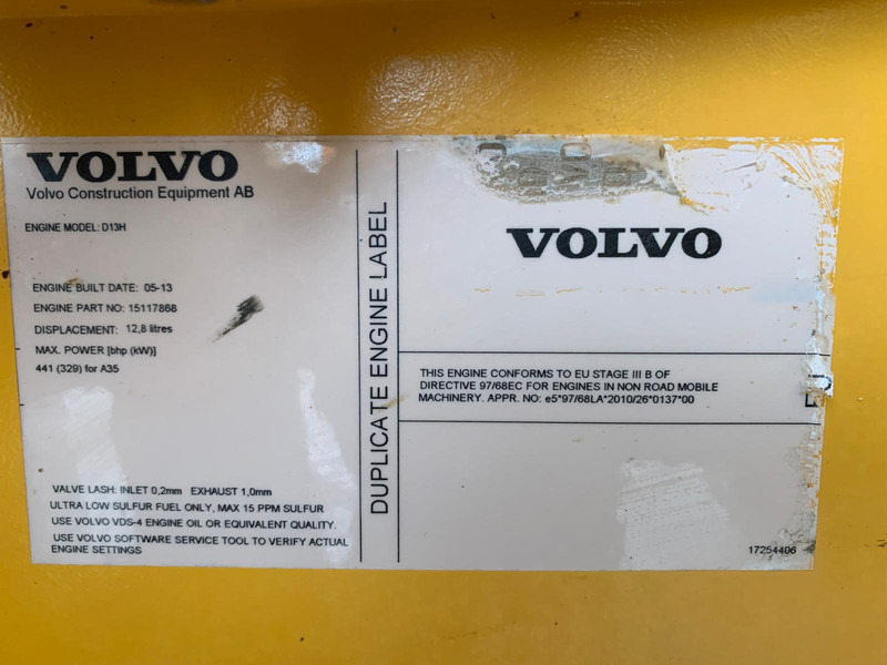 Dúmper Volvo A35F NVT: foto 14