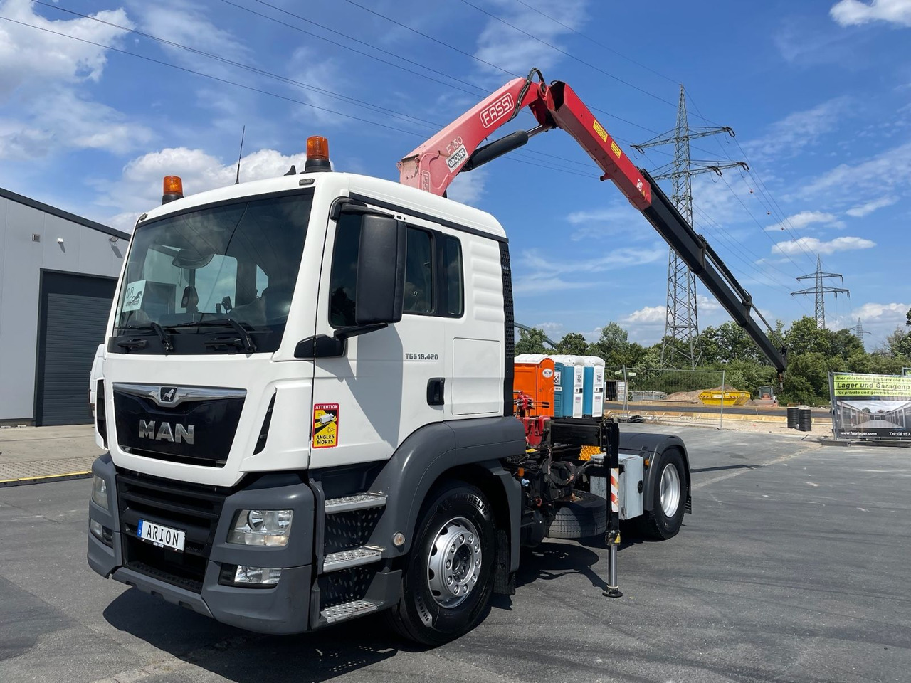 Cabeza tractora MAN TGS 18.420 4x2 BLS/Kran/FASSI F150A23/AC/EU6: foto 10