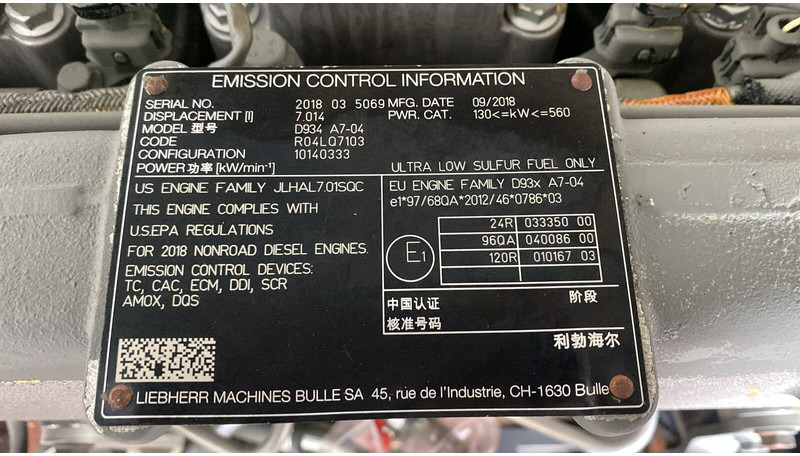 Liebherr D934 A7-04 - Motor: foto 4 Liebherr D934 A7-04 - Motor: foto 4