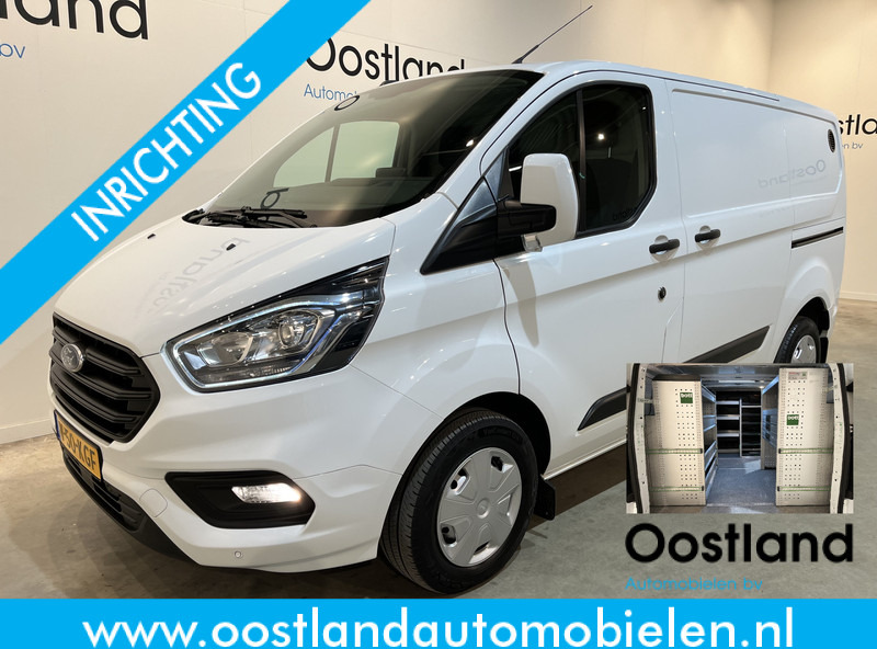 Ford Transit Custom 300 2.0 TDCI L1H1 Trend 130 PK / Servicebus / Bott Inrichting / Euro 6 / Schuifdeur L + R / Airco / CarPlay / Klep / PDC / Navigatie / 3-Zits / BPM VRIJ !! - Furgoneta pequeña: foto 1 Ford Transit Custom 300 2.0 TDCI L1H1 Trend 130 PK / Servicebus / Bott Inrichting / Euro 6 / Schuifdeur L + R / Airco / CarPlay / Klep / PDC / Navigatie / 3-Zits / BPM VRIJ !! - Furgoneta pequeña: foto 1