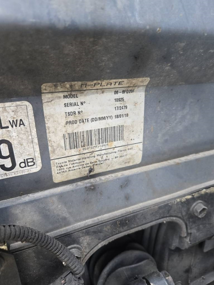 Carretilla elevadora diésel Toyota 8 FD 20: foto 12