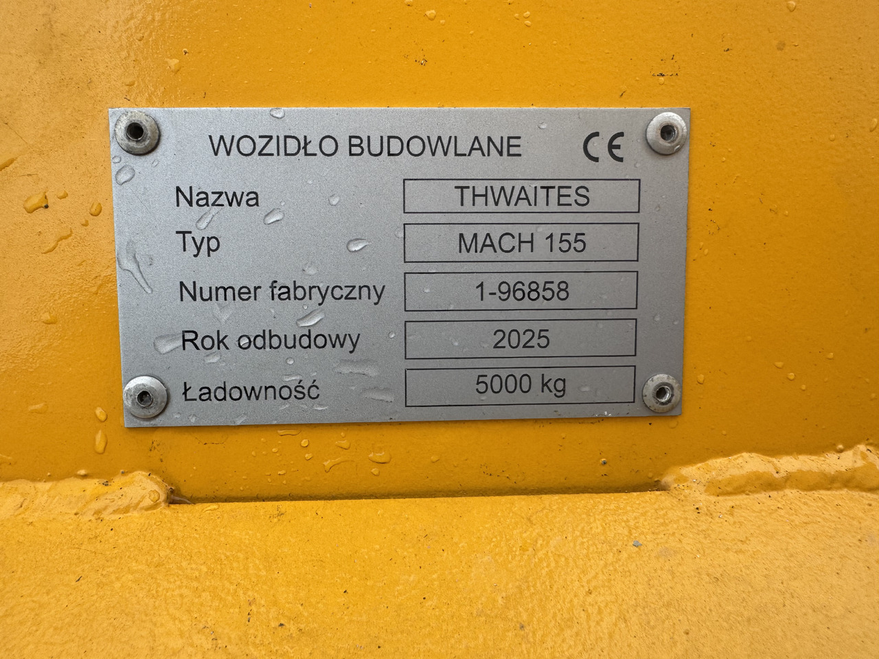 Dúmper Thwaites MACH 155 5 ton swivel dumper renewed: foto 12