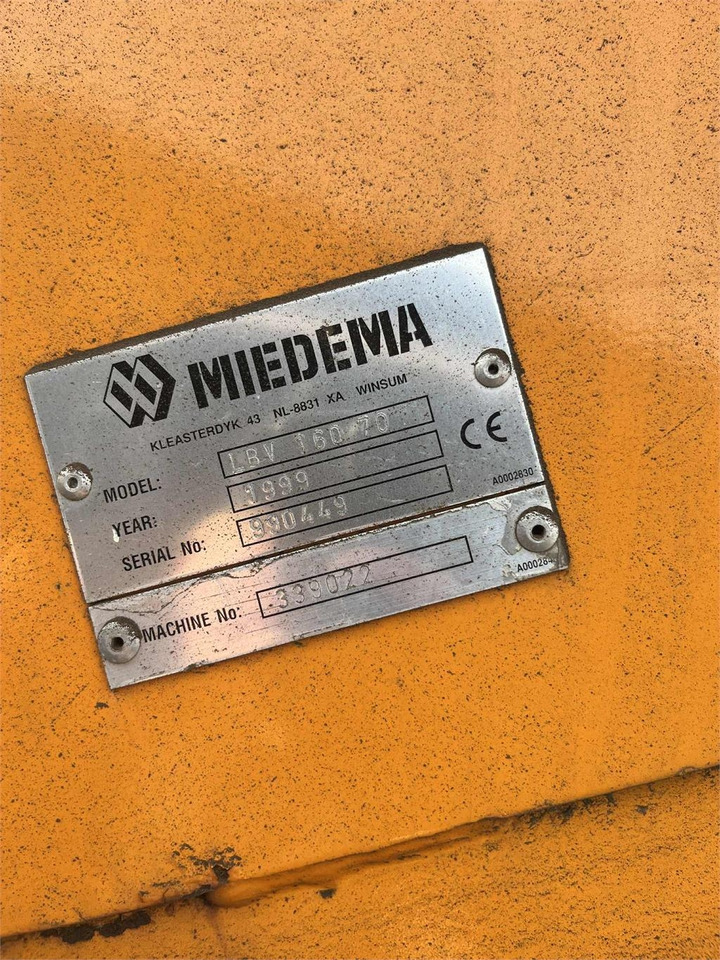 Miedema LBV160-70  - Banda transportadora: foto 2 Miedema LBV160-70  - Banda transportadora: foto 2