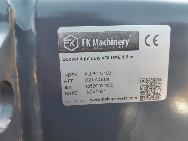 Cazo cargador para Maquinaria de construcción FK Machinery Volumeskovl: foto 6 Cazo cargador para Maquinaria de construcción FK Machinery Volumeskovl: foto 6