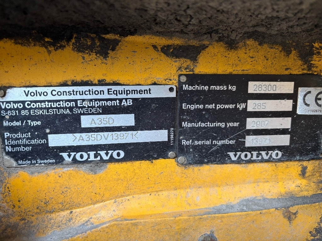 Volvo a35d - Dúmper articulado: foto 5 Volvo a35d - Dúmper articulado: foto 5