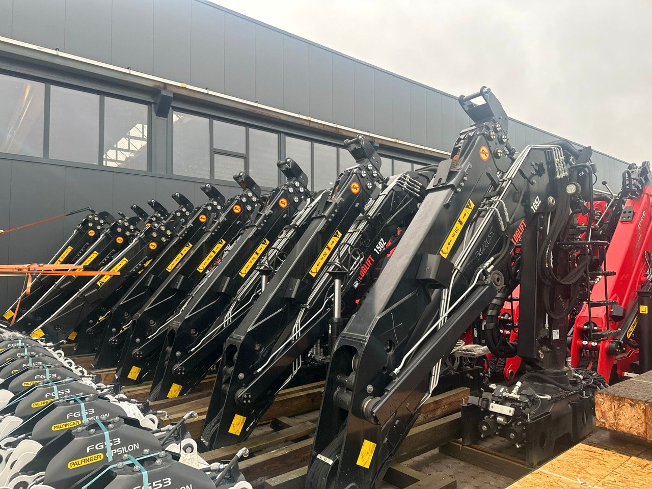 Camión forestal, Camión grúa Hiab LogLift 165 Z: foto 1