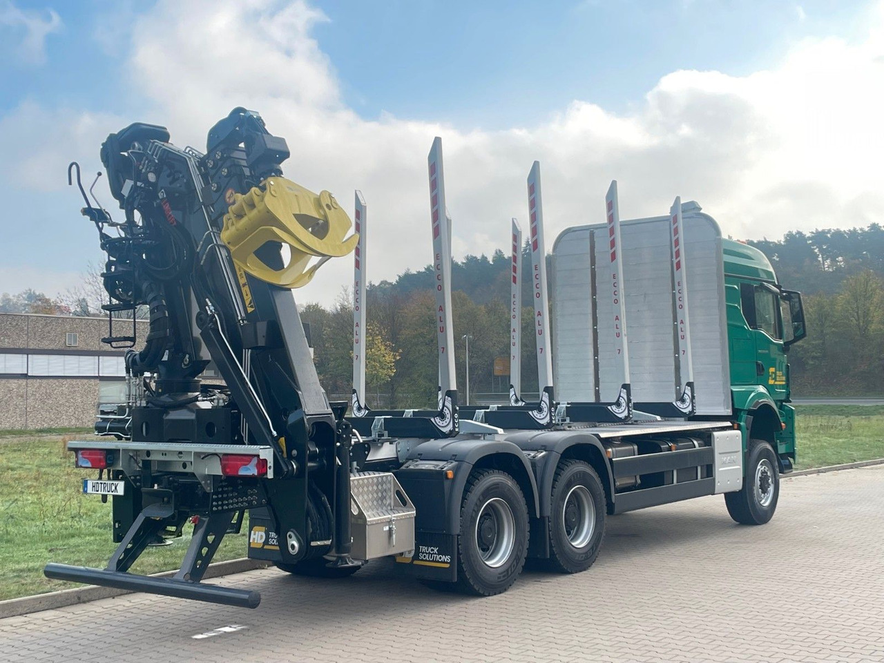 Camión forestal, Camión grúa MAN TGS 33.520 6X6  Euro6e  Loglift 165 Z Retarder: foto 6