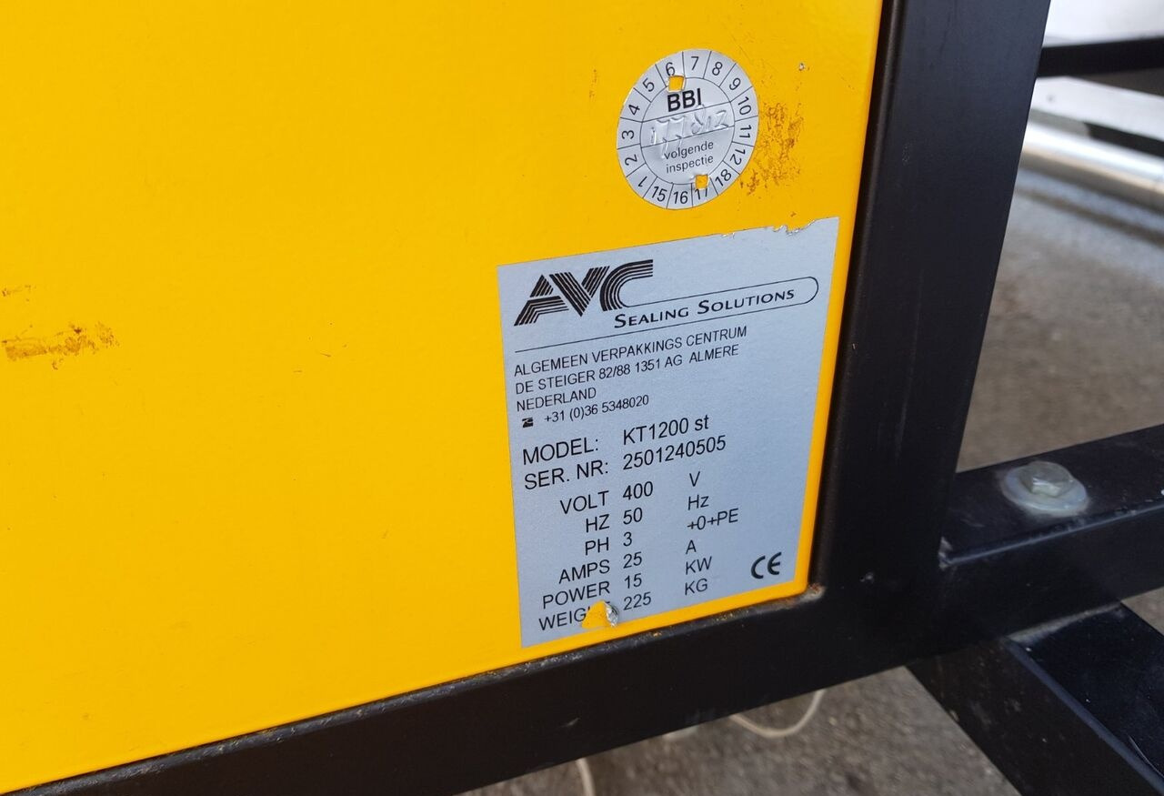 AVC KT 1200 st - Máquina de embalaje: foto 2 AVC KT 1200 st - Máquina de embalaje: foto 2