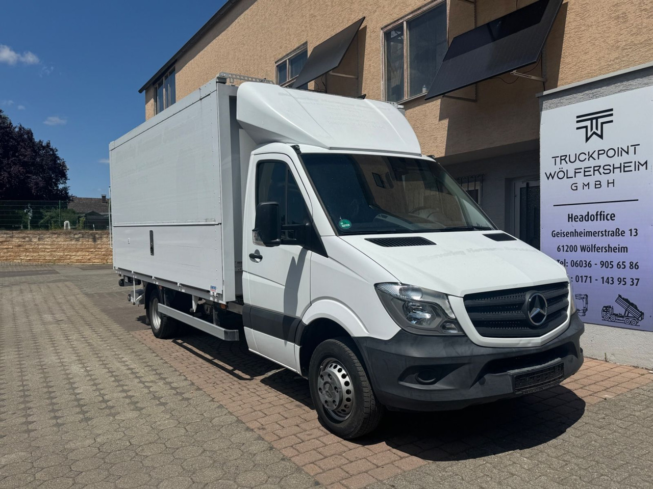 Mercedes-Benz Sprinter 514/LBW/KLIMA/aus.1Hand/GT-Zertifikat - Camión transporte de bebidas: foto 1 Mercedes-Benz Sprinter 514/LBW/KLIMA/aus.1Hand/GT-Zertifikat - Camión transporte de bebidas: foto 1