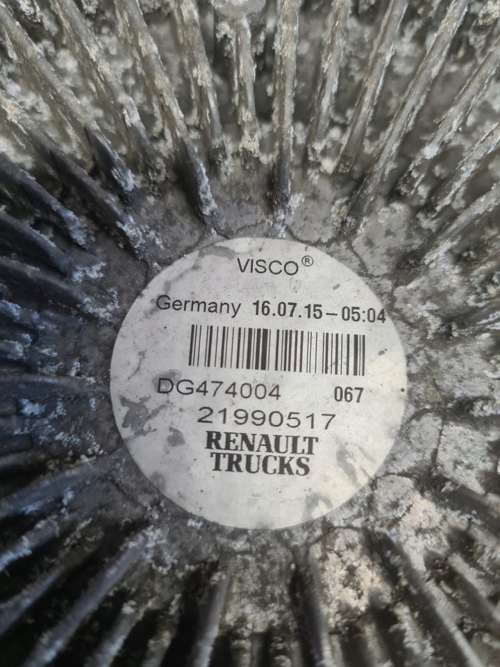 RENAULT VISCO WISKO WISKOZA WENTYLATOR RENAULT GAMA T RANGE - Ventilador para Camión: foto 4 RENAULT VISCO WISKO WISKOZA WENTYLATOR RENAULT GAMA T RANGE - Ventilador para Camión: foto 4