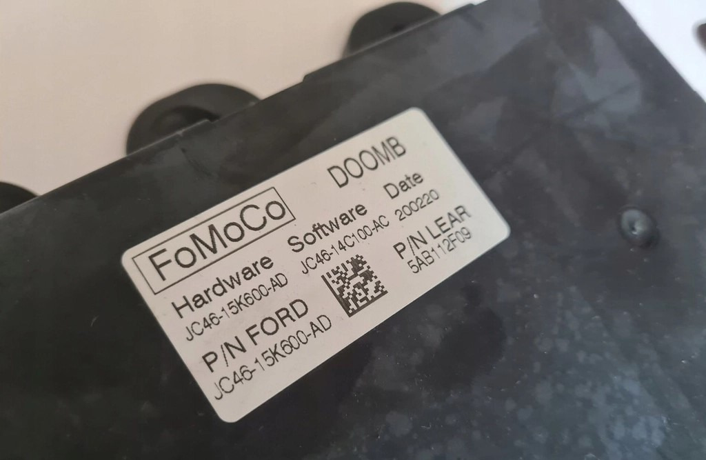 STEROWNIK KOMPUTER FoMoCo DOOMB FORD F-MAX EURO 6 JC46-15K600-AD - Unidad de control: foto 2 STEROWNIK KOMPUTER FoMoCo DOOMB FORD F-MAX EURO 6 JC46-15K600-AD - Unidad de control: foto 2