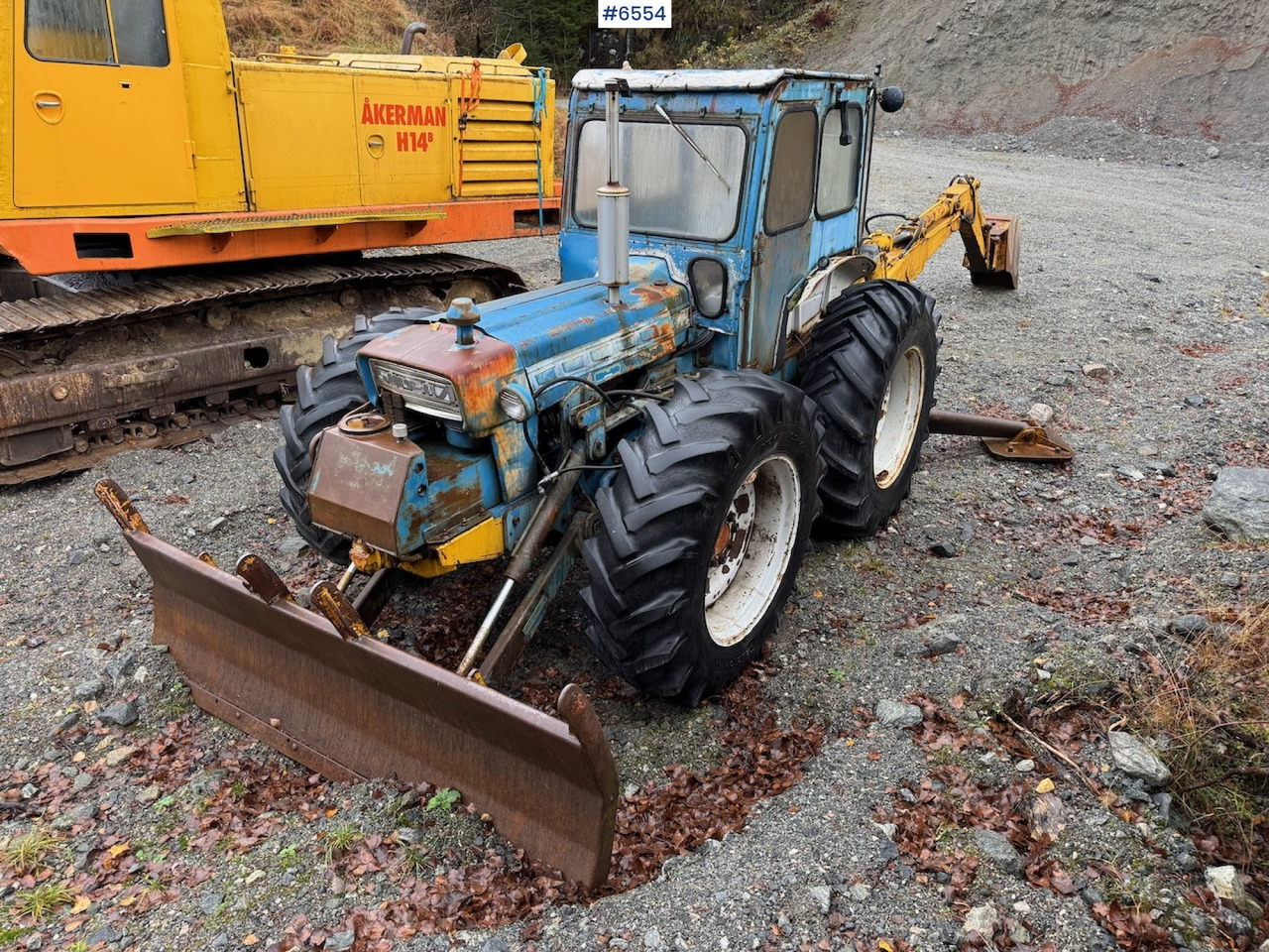 1976 Ford County 854T Super 4 w/ Hymas excavator attachment. - Tractor: foto 1 1976 Ford County 854T Super 4 w/ Hymas excavator attachment. - Tractor: foto 1