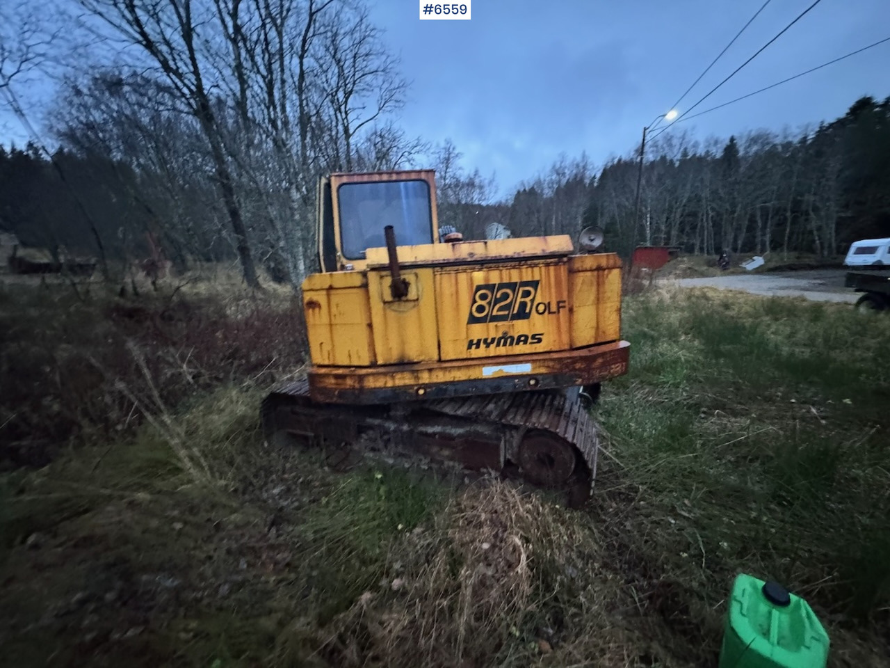 Excavadora 1985 Hymas 82R excavator w/ toothed bucket and narrow bucket!: foto 7