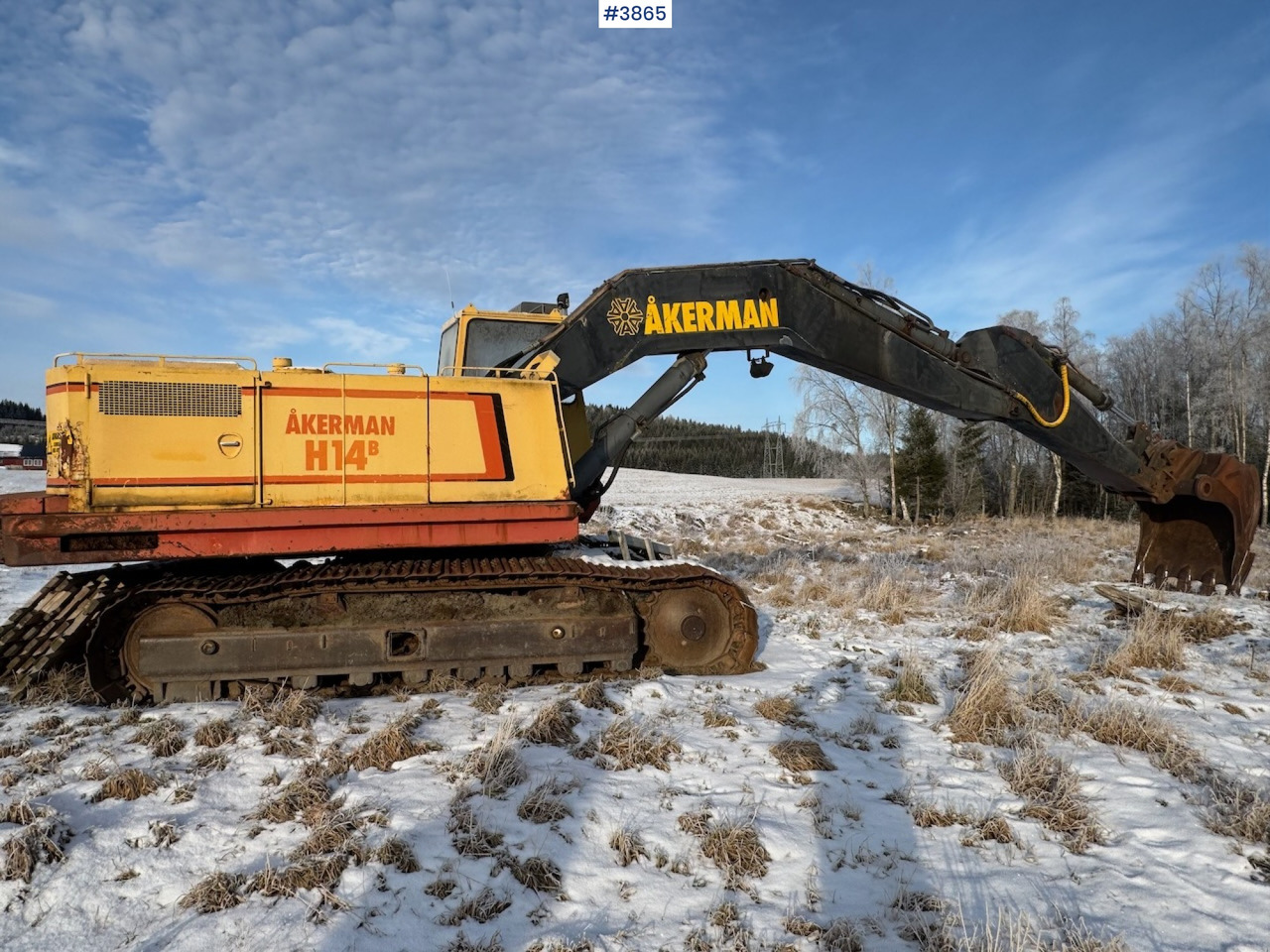 1988 Åkerman H14B w/ bucket - Excavadora: foto 1 1988 Åkerman H14B w/ bucket - Excavadora: foto 1
