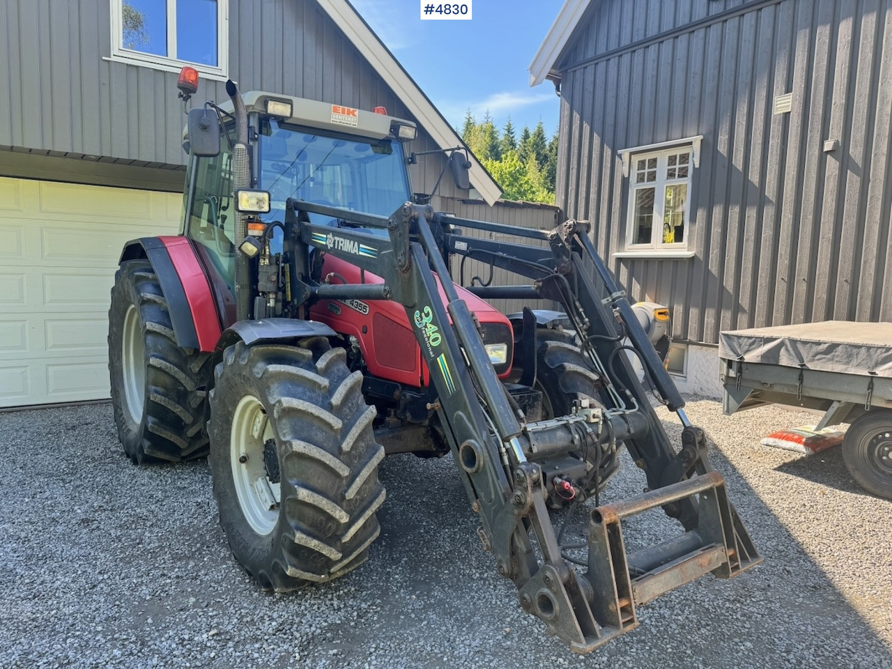 2001 Massey Ferguson 4355 4x4 with Front Loader - Tractor: foto 3 2001 Massey Ferguson 4355 4x4 with Front Loader - Tractor: foto 3