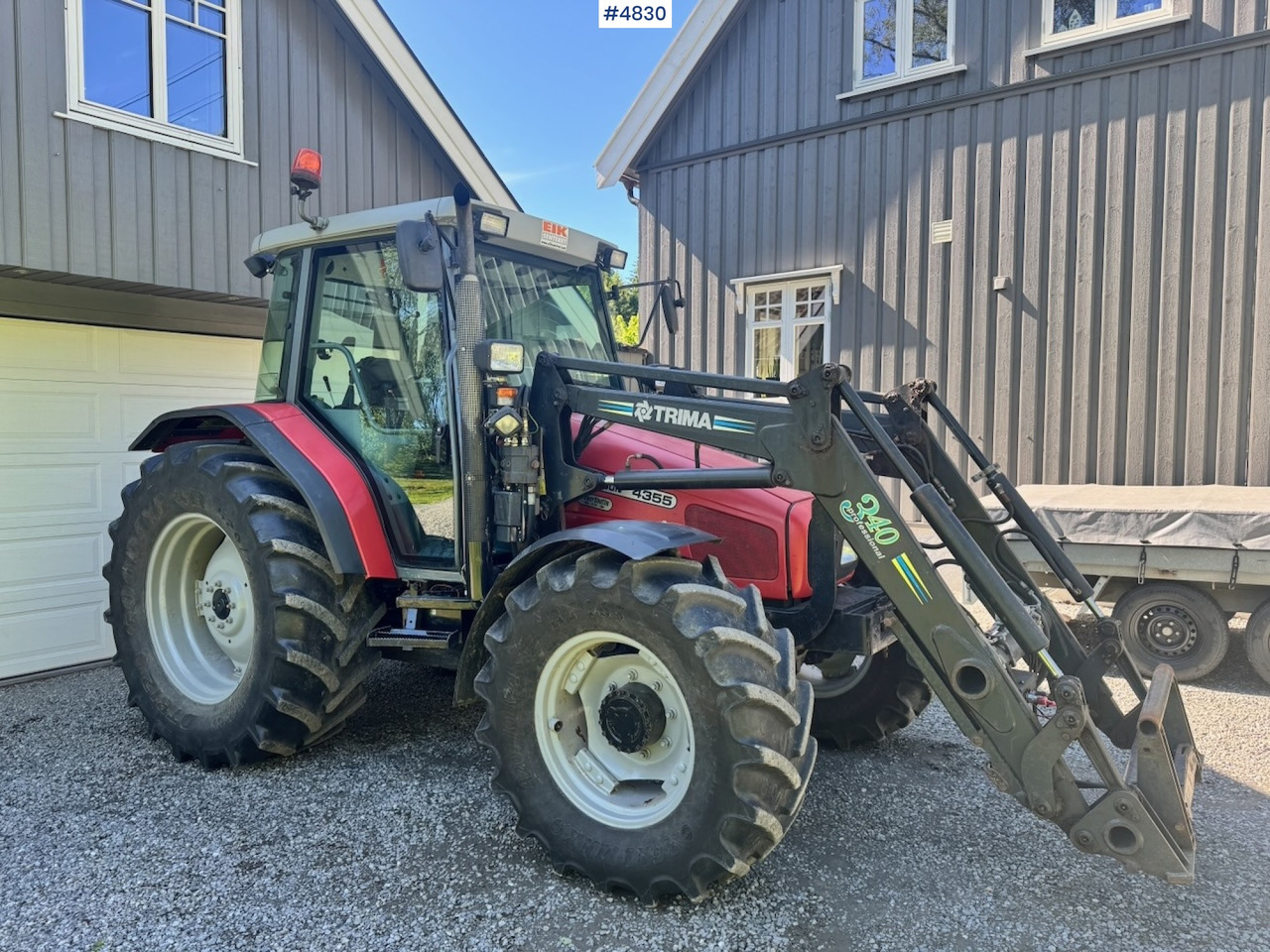 2001 Massey Ferguson 4355 4x4 with Front Loader - Tractor: foto 5 2001 Massey Ferguson 4355 4x4 with Front Loader - Tractor: foto 5