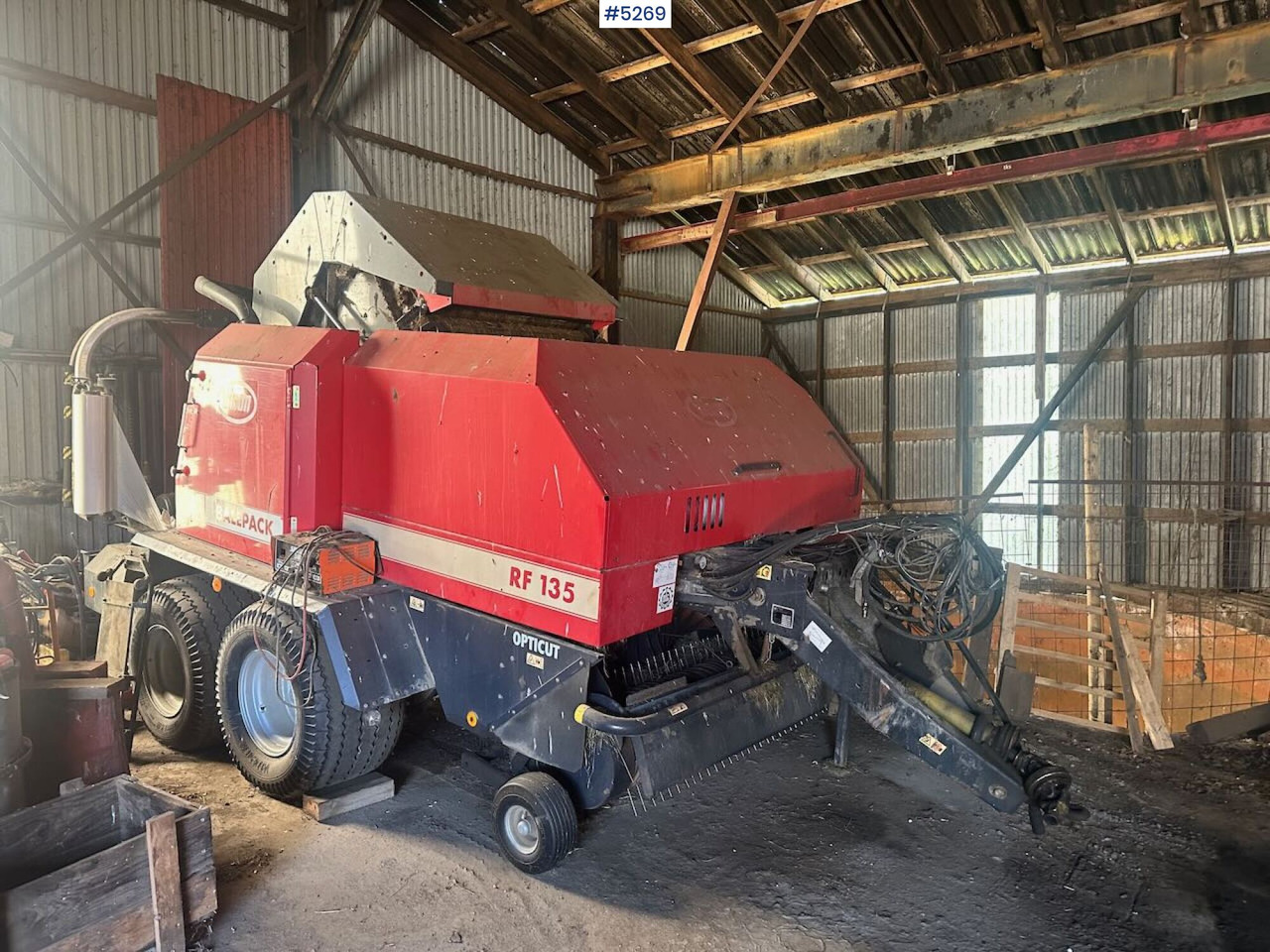 2003 Vicon RF 135 opticut round baler. - Maquinaria de henificación: foto 2 2003 Vicon RF 135 opticut round baler. - Maquinaria de henificación: foto 2