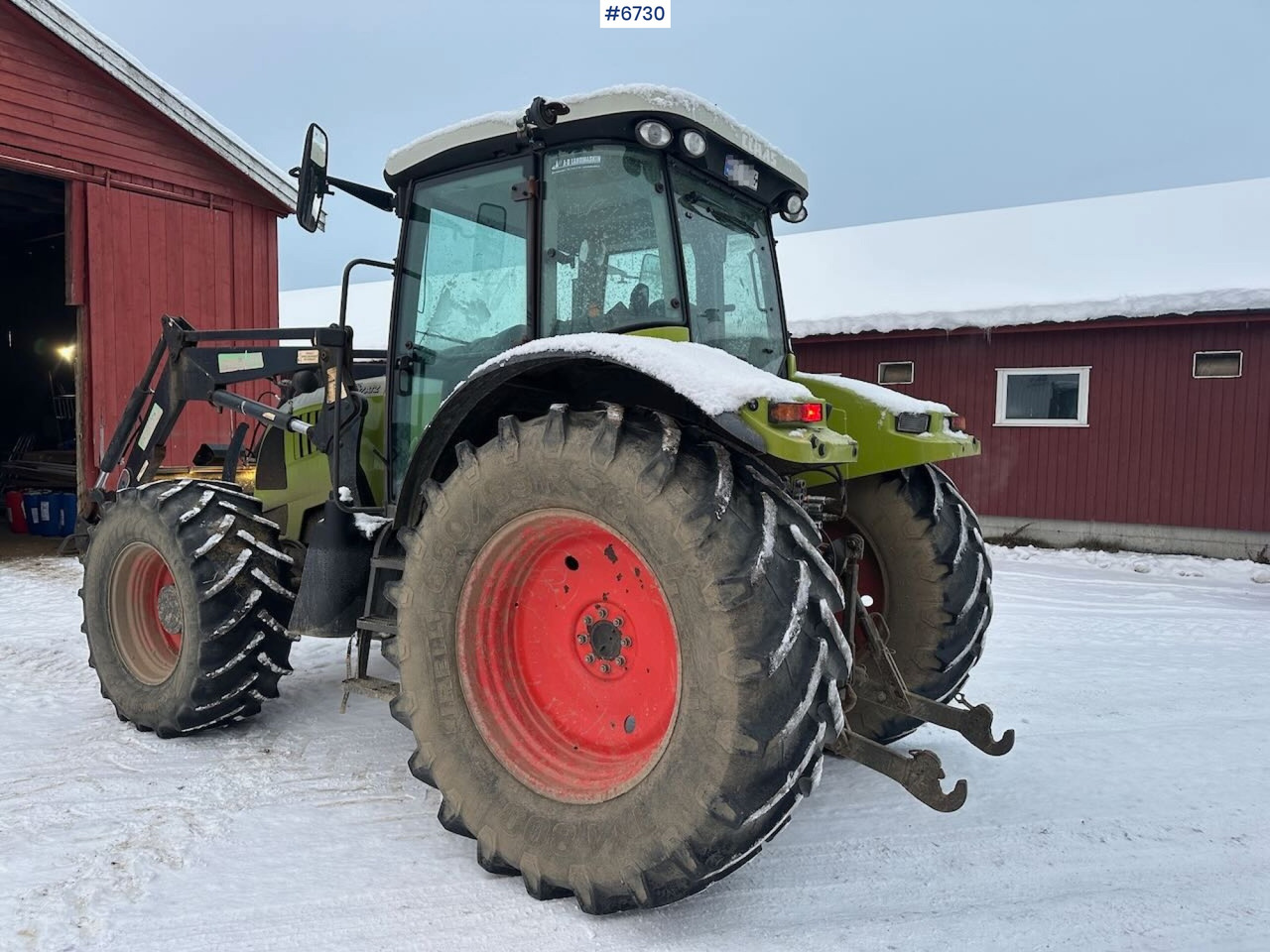 2007 Claas Ares 697 4x4 with front loader. SEE VIDEO. - Tractor: foto 3 2007 Claas Ares 697 4x4 with front loader. SEE VIDEO. - Tractor: foto 3