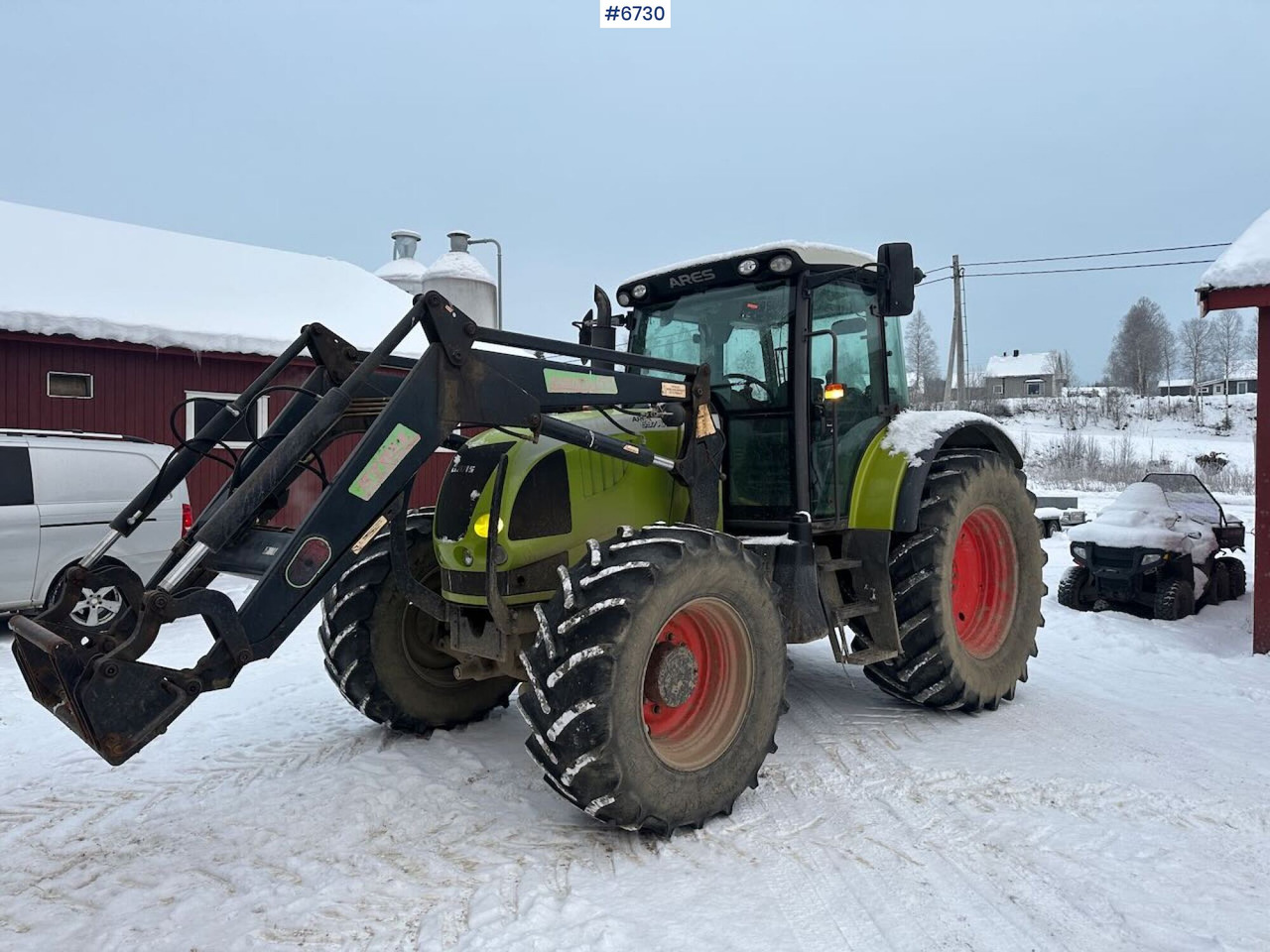 2007 Claas Ares 697 4x4 with front loader. SEE VIDEO. - Tractor: foto 1 2007 Claas Ares 697 4x4 with front loader. SEE VIDEO. - Tractor: foto 1