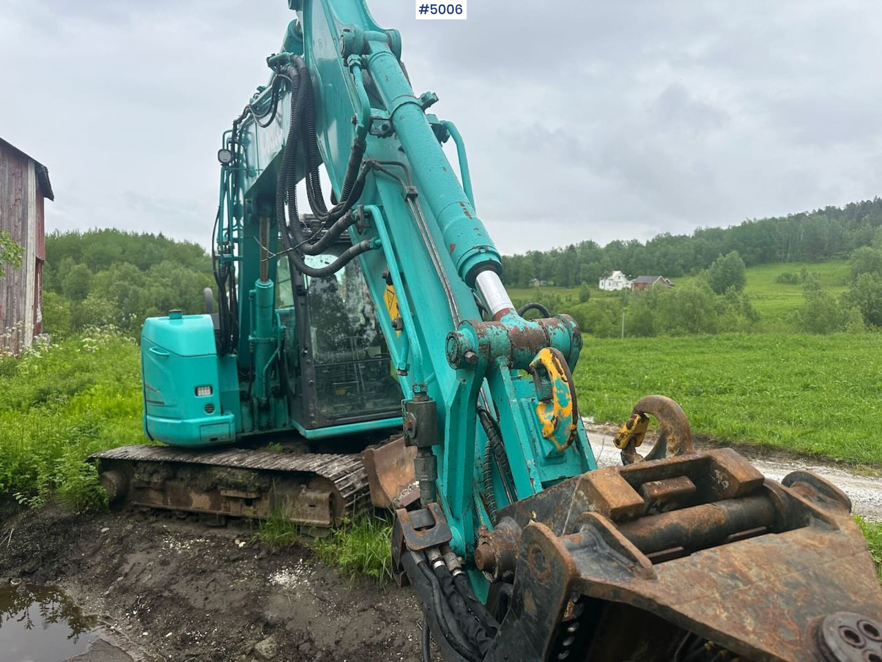 2016 Kobelco SK75SR-3E excavator w/ 2 buckets, rototilt and factory new engine - Excavadora: foto 3 2016 Kobelco SK75SR-3E excavator w/ 2 buckets, rototilt and factory new engine - Excavadora: foto 3