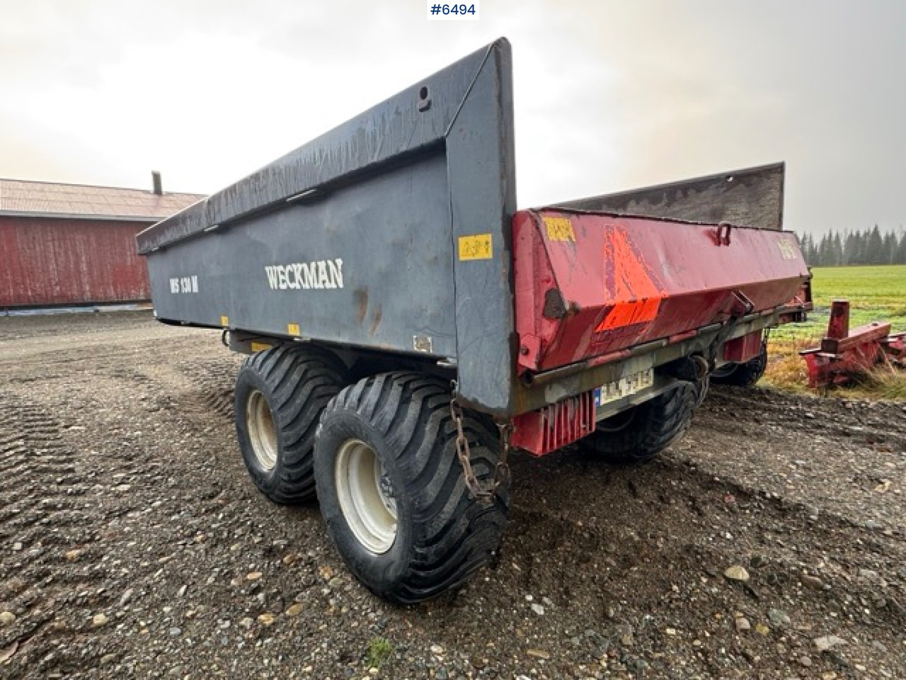 2016 Weckman WS130M dump trailer - Remolque volquete agrícola: foto 5 2016 Weckman WS130M dump trailer - Remolque volquete agrícola: foto 5