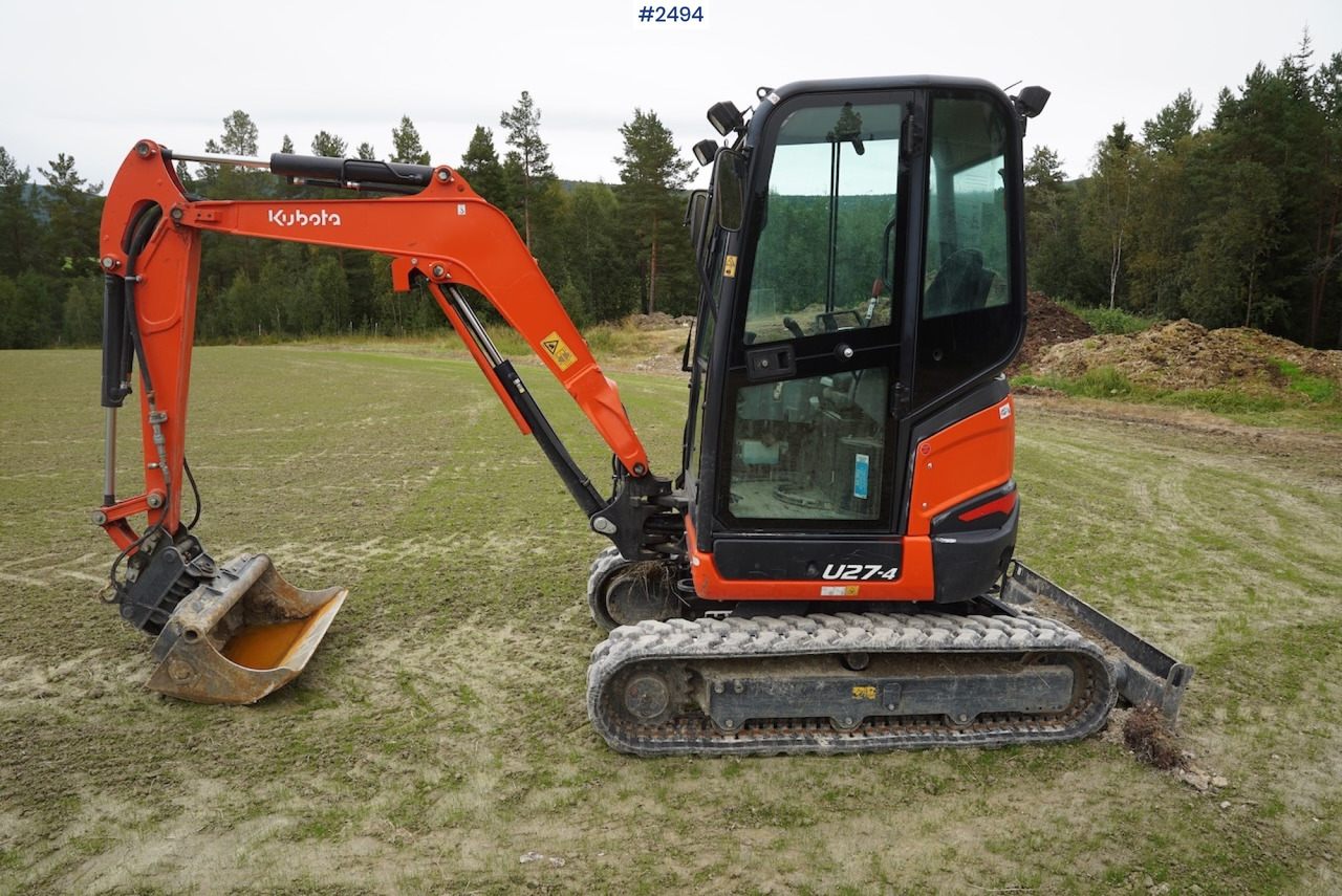 2018 Kubota U27-4 w/shear - Miniexcavadora: foto 3 2018 Kubota U27-4 w/shear - Miniexcavadora: foto 3