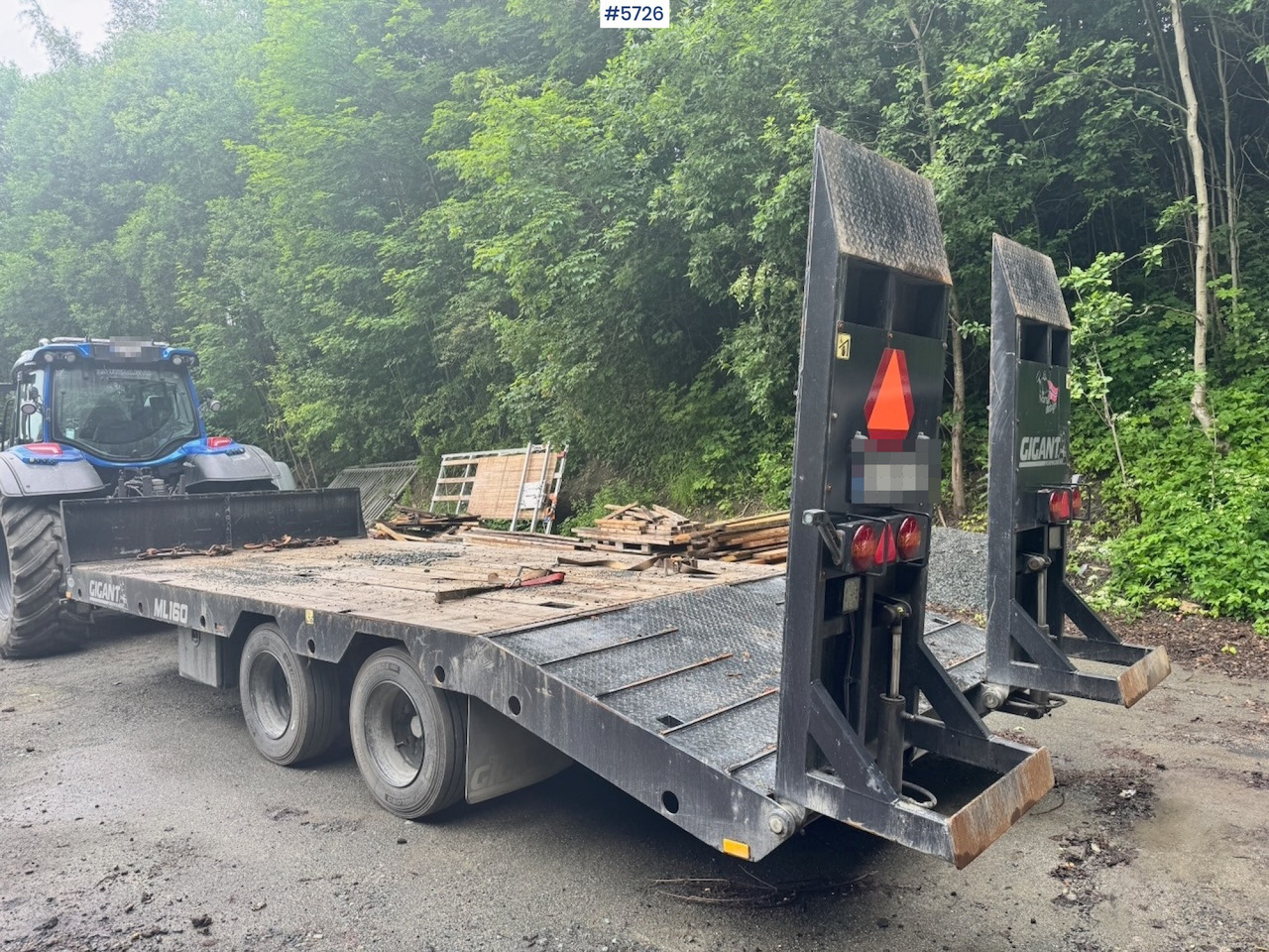 2023 Gigant ML-160 Machine trailer for tractor. - Remolque góndola rebajadas: foto 3 2023 Gigant ML-160 Machine trailer for tractor. - Remolque góndola rebajadas: foto 3
