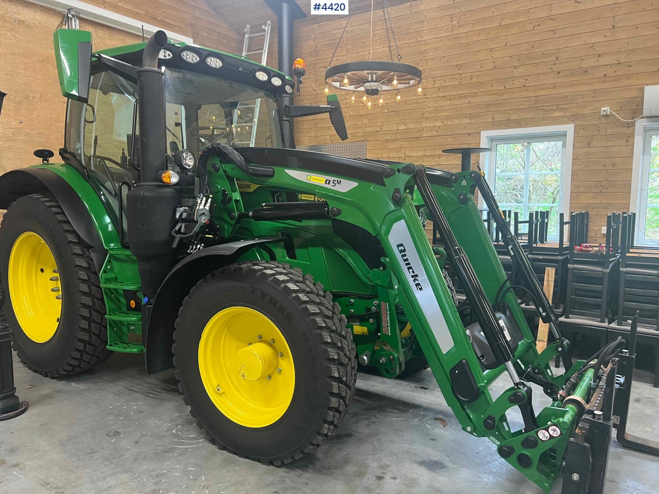2024 John Deere 6150R w/ Quicke Front Loader & Bucket - Tractor: foto 5 2024 John Deere 6150R w/ Quicke Front Loader & Bucket - Tractor: foto 5